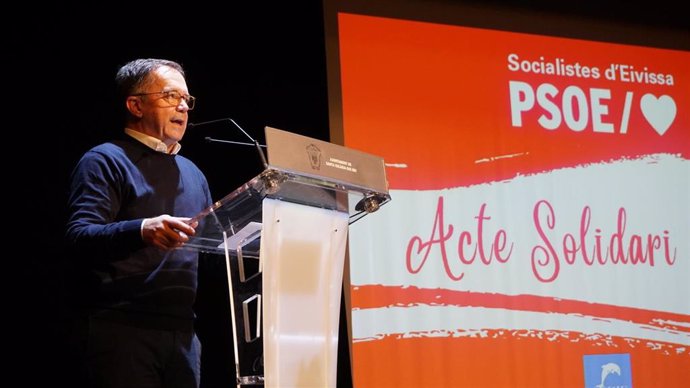 Archivo - El reelegido secretario general de la Federación Socialista de Ibiza, Josep Marí.