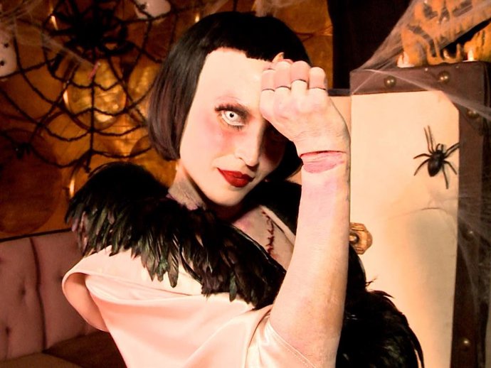 Ana Fernández se disfraza en Halloween