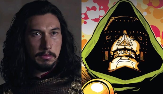 Así luce Adam Driver como Doctor Doom de Los 4 Fantásticos... En un imponente fan-art