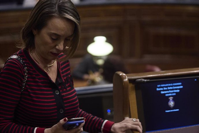 La portavoz parlamentaria del PP en el Congreso, Cuca Gamarra