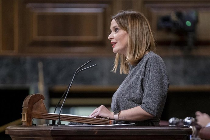 Archivo - La diputada del PP, Margarita Prohens, interviene en una sesión plenaria en el Congreso de los Diputados.