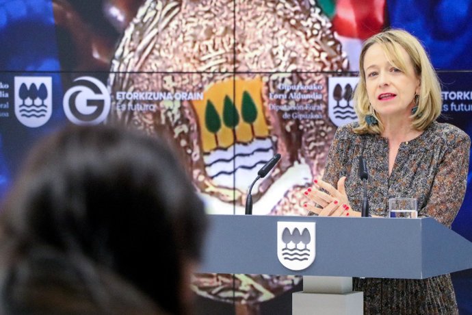 La portavoz de la Diputación de Gipuzkoa, Eider Mendoza