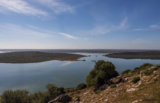 Un embalse del Guadiana.