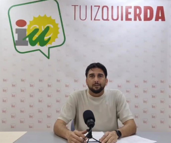 Ismael Sánchez, candidato de IU a la Alcaldía de Sevilla.