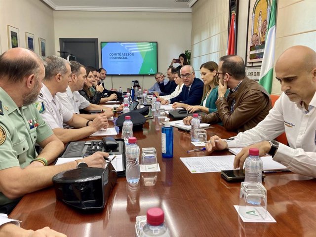 Reunión del comité asesor del Plan Infoca en Jaén.