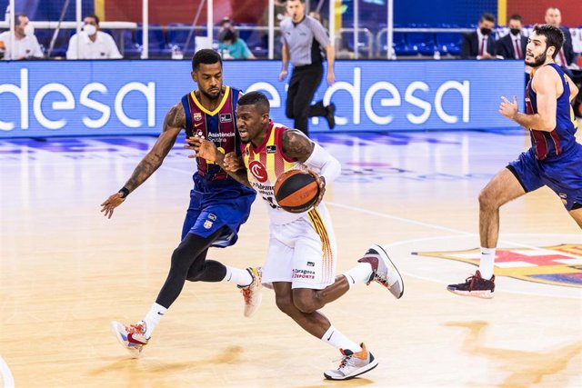 Archivo - Foto de archivo de un partido del Casademont Zaragoza.