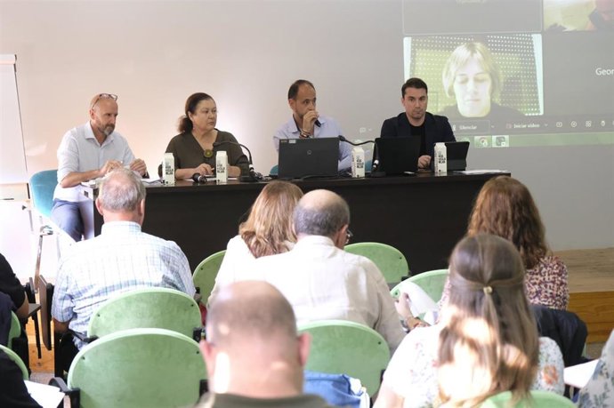 La consellera de Agricultura, Pesca y Alimentación, Mae de la Concha, en el Consell Agrario Interinsular.