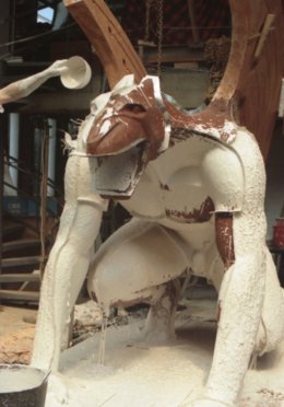 El Museu Valenci de la Illustració i la Modernitat (MuVIM) inaugurar est una exposició sobre el procés de creació del conjunt escultric 'Els Guardians del Pont'