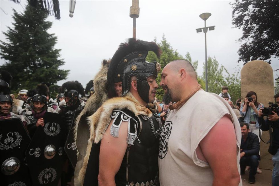 Archivo - Último día de la festividad de Arde Lucus 2022, a 12 de junio de 2022, en Lugo, Galicia (España). Del 9 al 12 de junio de 2022, Lugo ha acogido el Arde Lucus