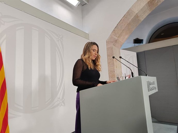La portaveu del Govern, Patrícia Plaja