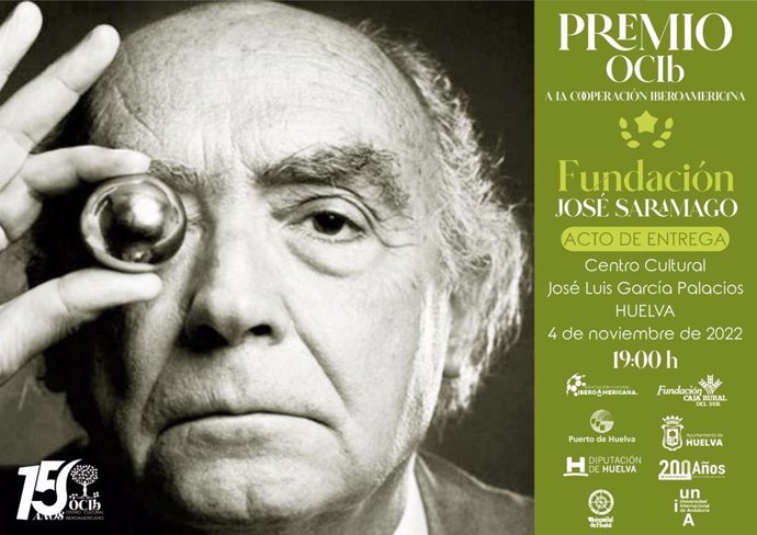El OCIb reconoce la labor de la Fundación José Saramago con el Premio a la Cooperación Iberoamericana.
