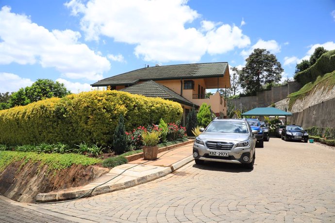 Archivo - September 27, 2022, Nairobi, Kenya: The home of the late Kenyan lawyer Paul Gicheru, in Nairobi, Karen homestead where he was found dead on a Monday evening. Gicheru was facing charges of interference with witnesses that had to testify against