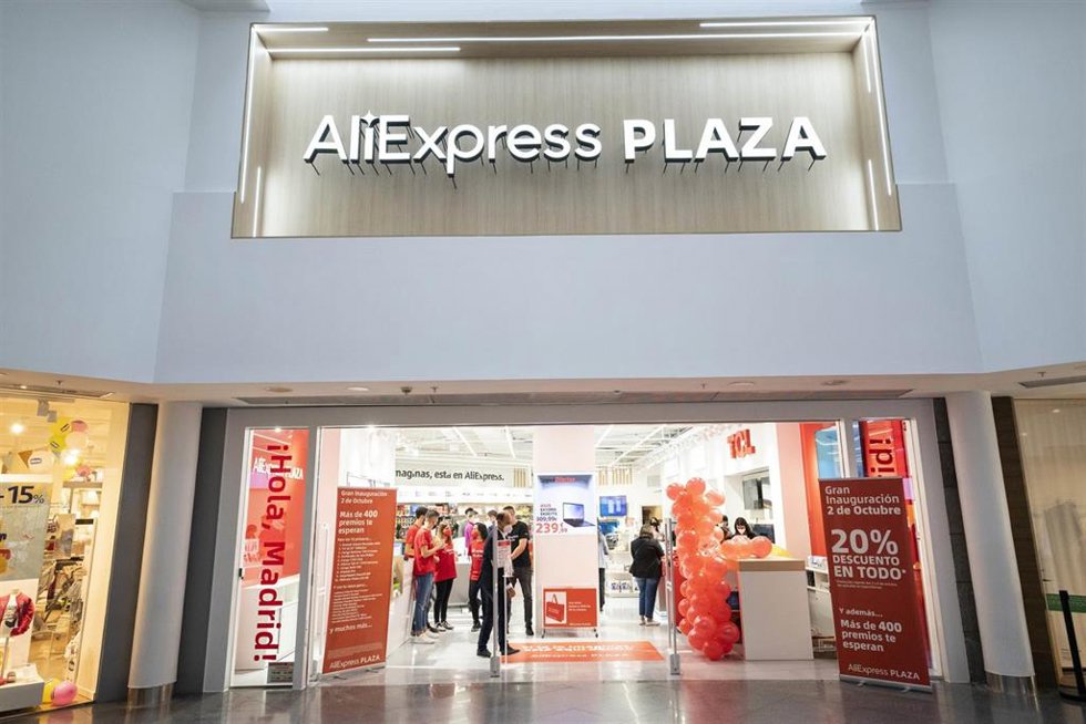 Archivo - Tienda de AliExpress en España