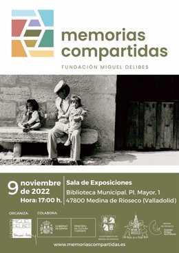 Cartel de la celebración del encuentro 'Memorias Compartidas' en Medina de Rioseco.