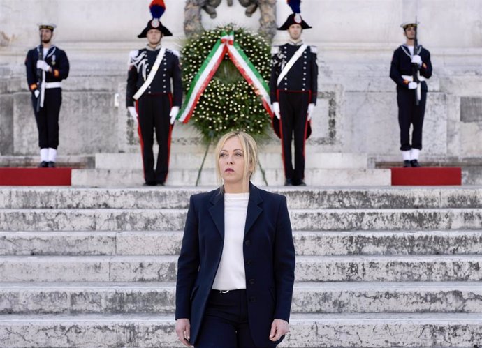 La primera ministra de Italia, Giorgia Meloni