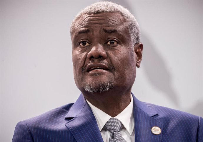 Archivo - El presidente de la Comisión de la Unión Africana (UA), Moussa Faki Mahamat