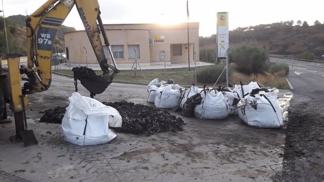 Alcalde y Ecologistas lamentan "un nuevo" vertido de "nueve toneladas de lodos tóxicos" en Nerva