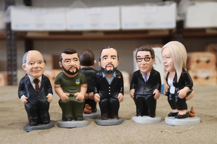 Feijóo, Zelenski, Lewandowski, Benzema y Meloni, entre los nuevos 'caganers' de este año