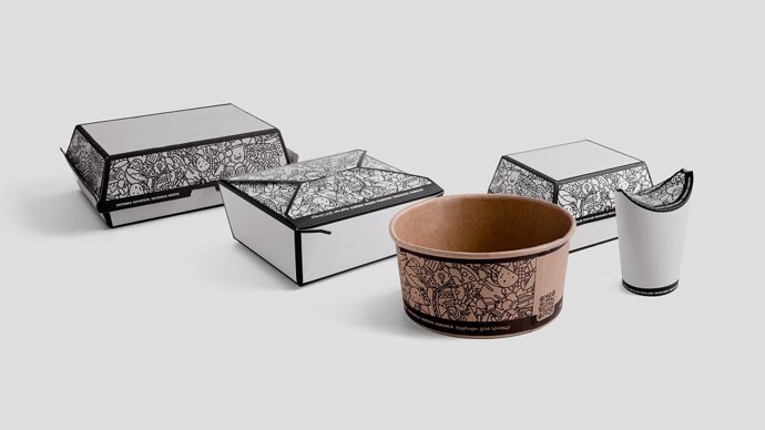 Envases de cartón, bagazo o madera impulsados por Glovo y Ecoembes para fomentar el reciclaje de envases