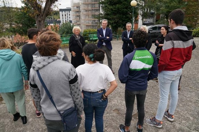 Visita de Peña y Olano al nuevo recurso.