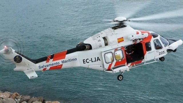 Archivo - Helicóptero Helimer de Salvamento Marítimo. 