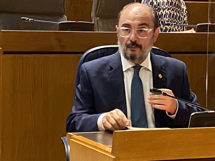 El presidente del Gobierno de Aragón, Javier Lambán.