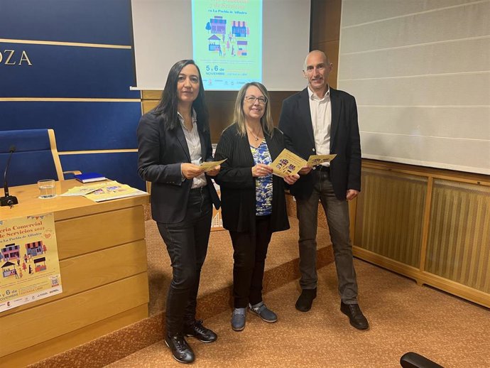 Presentación del evento en la sala de prensa de la DPZ.