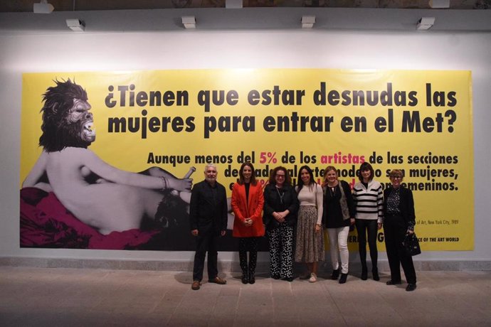 Inauguración de la exposición 'Guerrilla Girls: Portfolio Complet' que se puede ver hasta el próximo 17 de diciembre en el Archivo Histórico Provincial