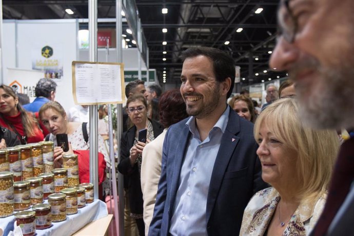 El ministro de Consumo, Alberto Garzón, en la Feria 'Biocultura'