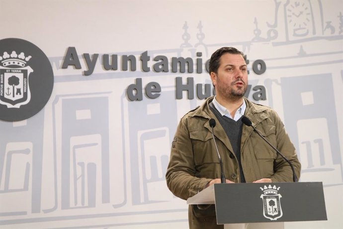 Jaime Pérez, portavoz del Grupo Popular en el Ayuntamiento de Huelva.