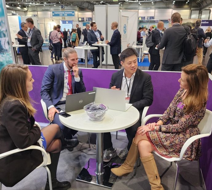 Robert Yu, CEO of Yuyu Pharma, has been attending biopharmaceutical conferences held in Germany, BIO-Europe and CPHI.