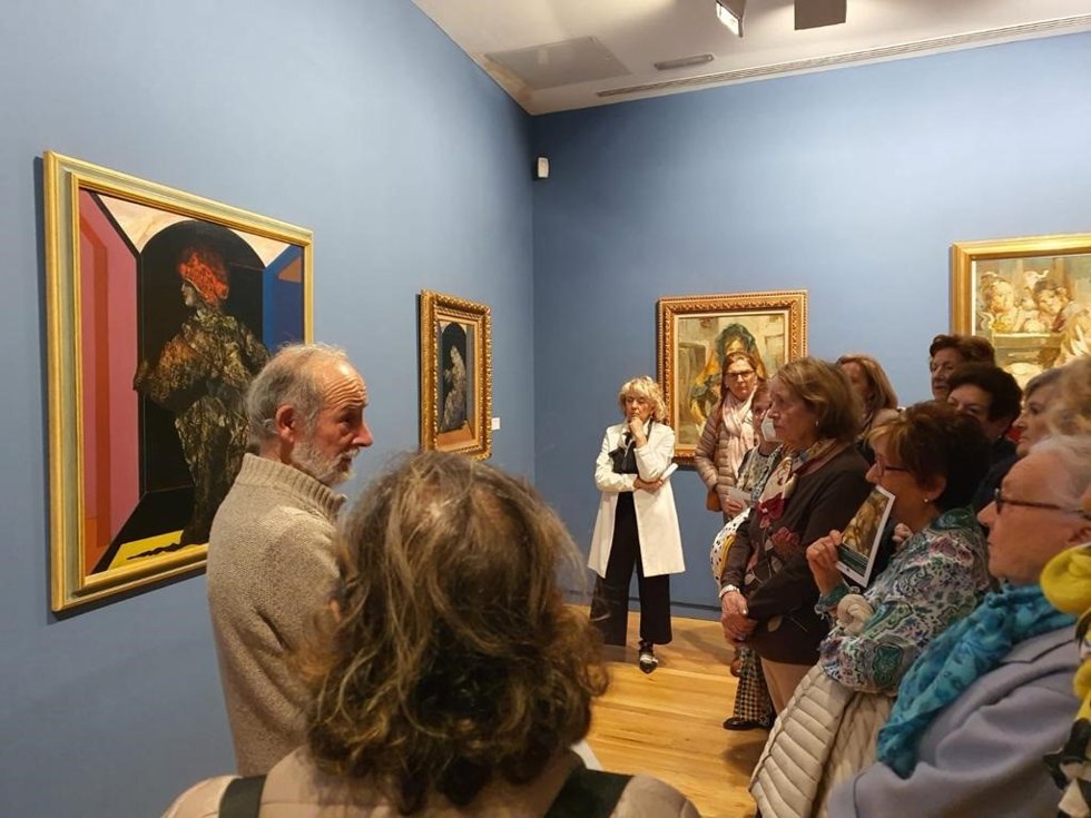 Exposición 'Profesores y Alumnos de la Escuela de Nobles y Bellas Artes de San Eloy. Fondos de la Colección Unicaja Banco'.