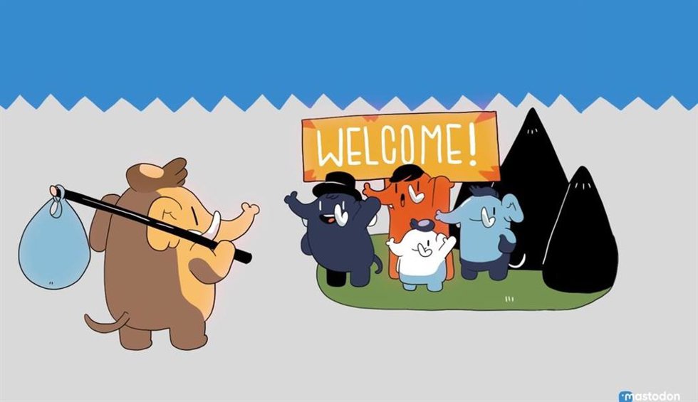 Avatares de la red social Mastodon