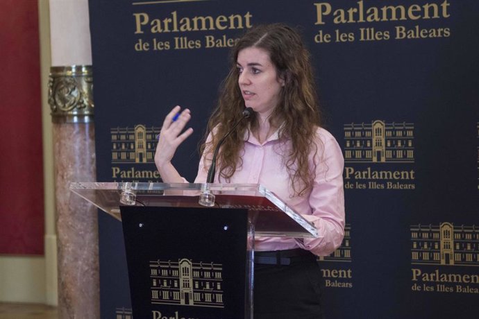 La portavoz adjunta de Unidas Podemos en el Parlament, Esperana Sans.