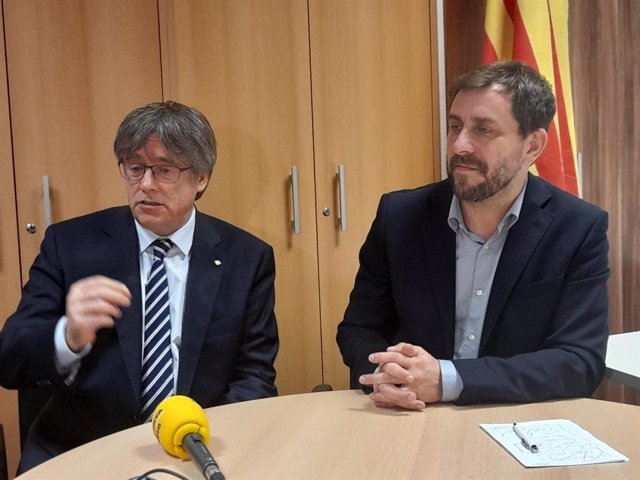Carles Puigdemont i Toni Comín