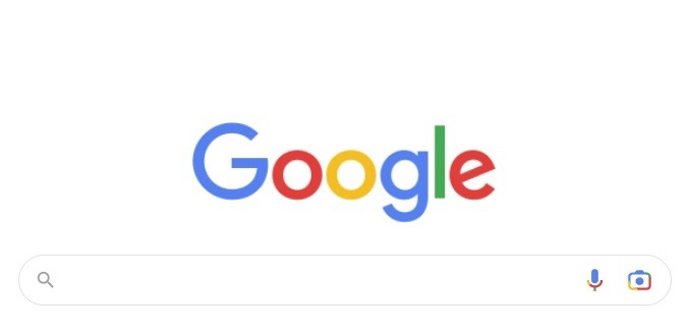 Búscador de Google con los iconos para la búsqueda por voz y con Lens