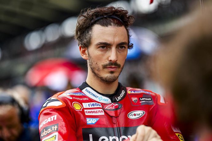 El piloto italiano de MotoGP Francesco Bagnaia (Ducati).
