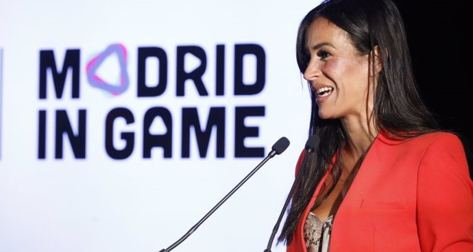 La vicealcaldesa de Madrid, Begoña Villacís, cuando presentó  'Madrid In Game'