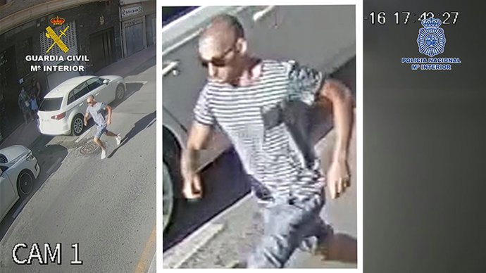 Archivo - Imagen policial de la búsqueda del autor de varias muertes en Alicante