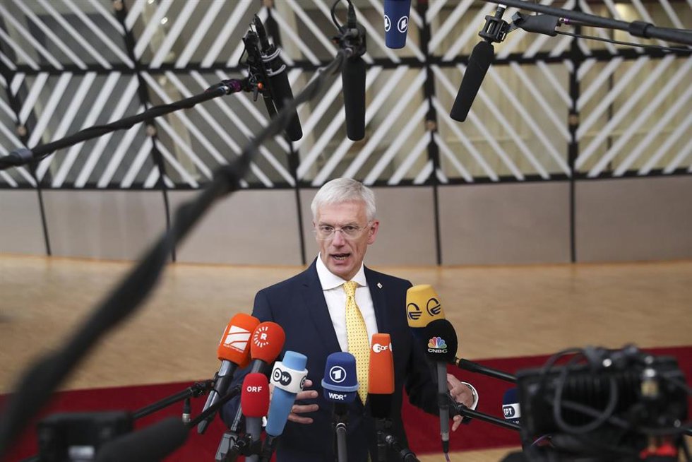 El primer ministro de Letonia, Krisjanis Karins.