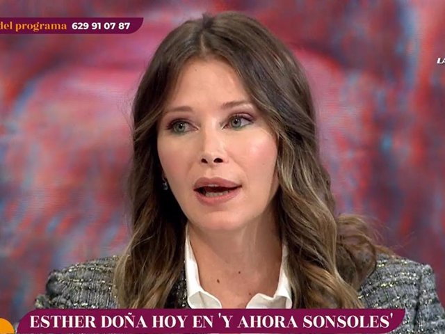 ESTHER DOÑA EN 'Y AHORA SONSOLES'
