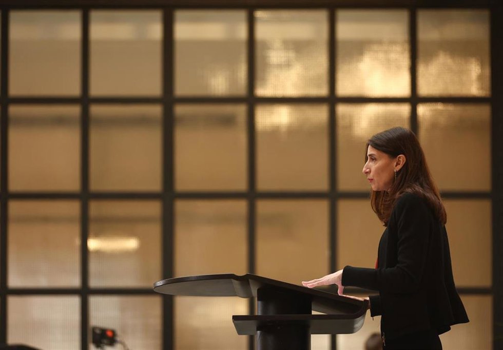 La ministra de Justicia, Pilar Llop, interviene en el Encuentro Aranzadi 'Mujeres por Derecho: El futuro que queremos', en el Espacio Larra, a 21 de octubre de 2022, en Madrid (España)