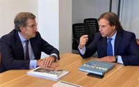 Feijóo se reúne este viernes en Montevideo con el presidente de Uruguay y mantendrá un encuentro con empresarios