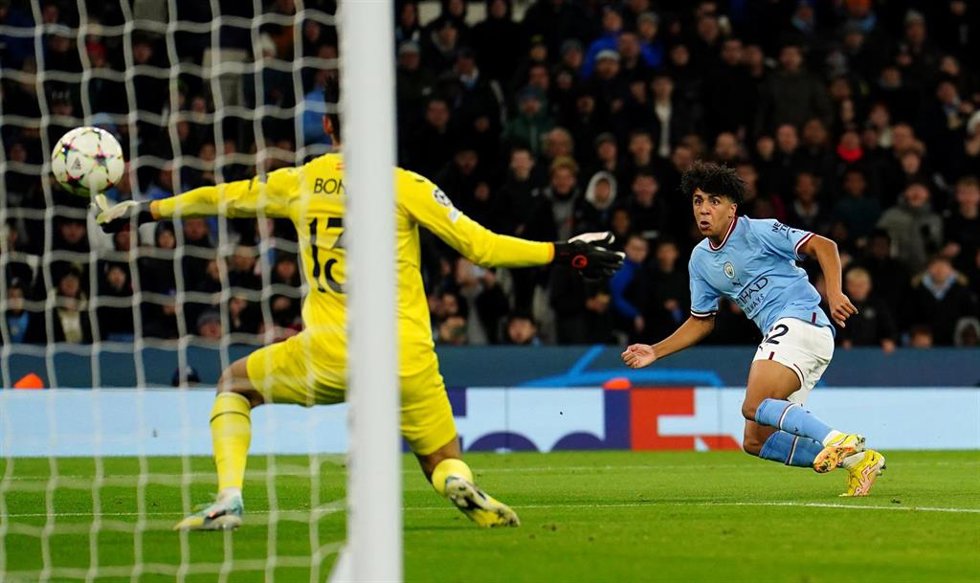 Rico Lewis, jugador del Manchester City