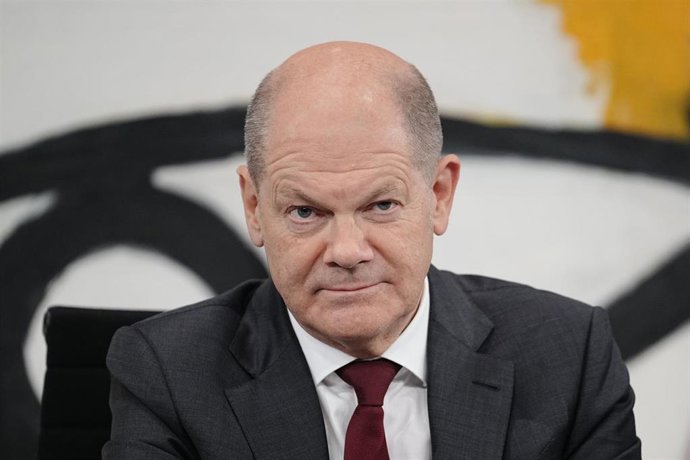 02 November 2022, Berlin: German Chancellor Olaf Scholz speaks during a press conference after the Minister Presidents' Conference. Photo: Kay Nietfeld/dpa
