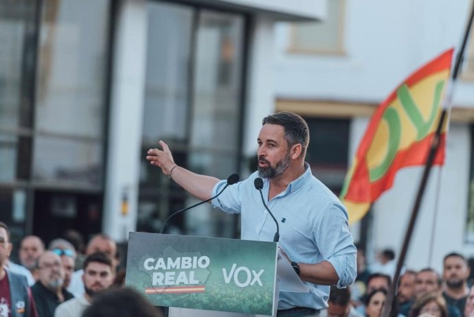 Archivo - Imagen de archivo de Santiago Abascal en un acto 