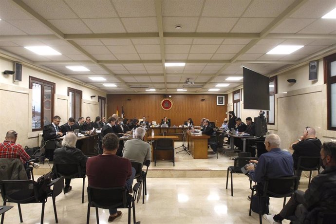 Vista general del juicio por el caso Cursach, en la Audiencia Provincial de Baleares.
