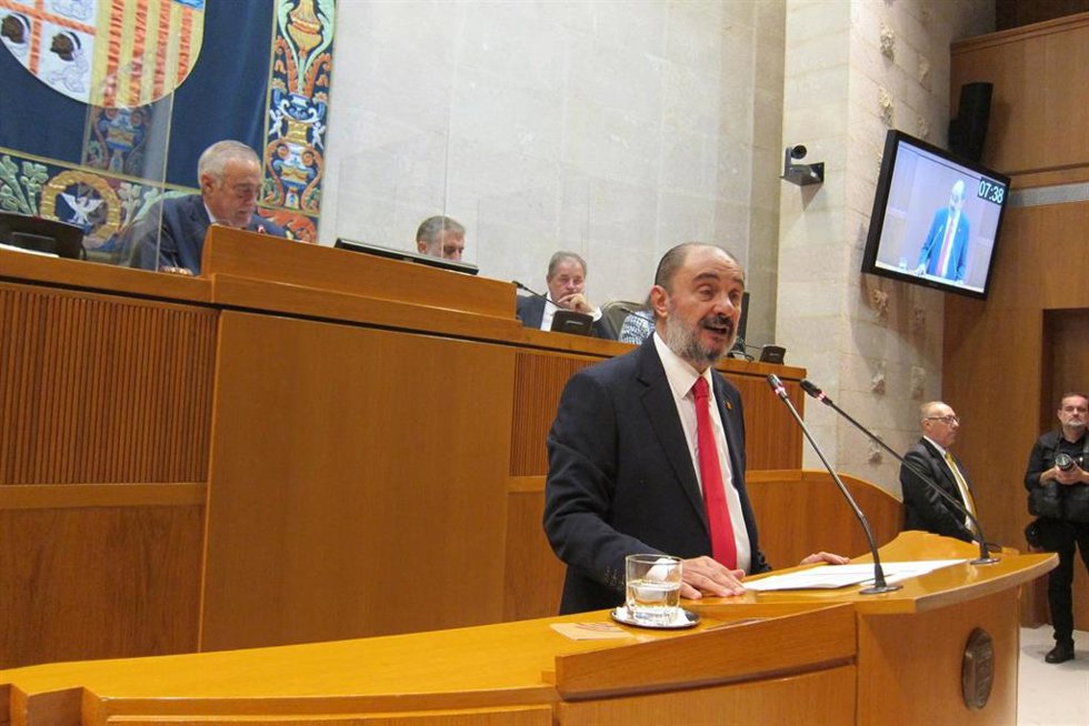 El presidente del Gobierno de Aragón, Javier Lambán.