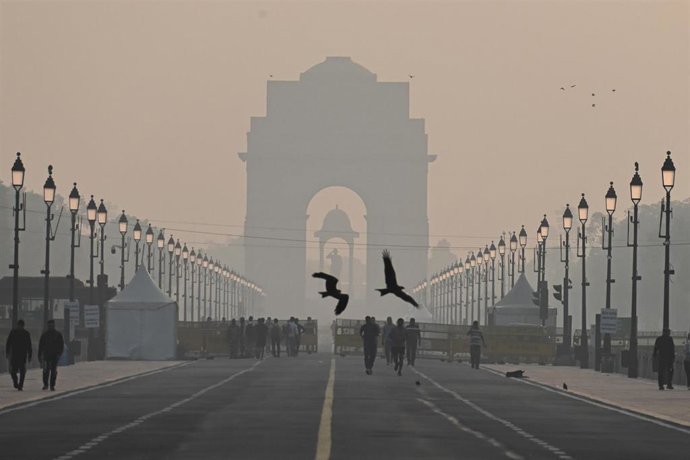 Polución del aire en Nueva Delhi 