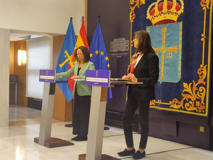 Melania Álvarez y Nieves Roqueñí